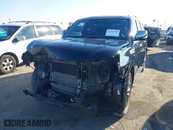 ✅ 2021 Nissan Armada Platinum • VIN: JN8AY2DB4M9793104 • Lot: 41267471. Listed on IAAI with 33,616 mi. Free auction sales archive from the USA and detailed vehicle history report at DreamBid. Image 2.
