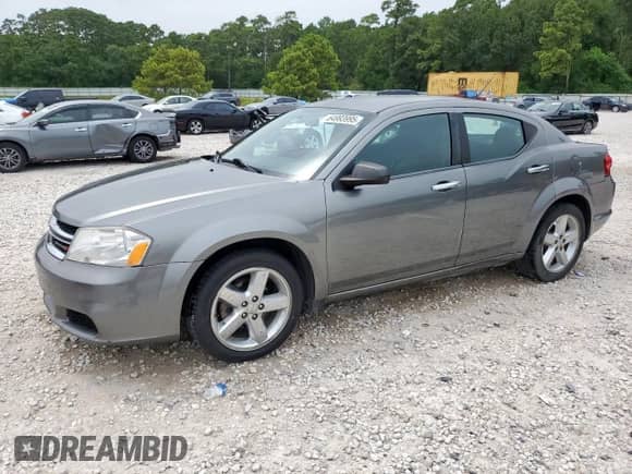 2012 Dodge Avenger SE with VIN 1C3CDZAB2CN231628, listed as a Copart auction lot 64993995 with 181,069 mi miles and Clean title. Bid and sale history available at DreamBid. Image 1.