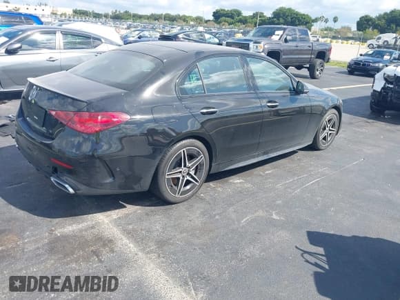 ✅ 2024 Mercedes-Benz C 300 • VIN: W1KAF4GB6RR161310 • Lot: 43521847. Listed on IAAI with 11,319 mi. Free auction sales archive from the USA and detailed vehicle history report at DreamBid. Image 4.