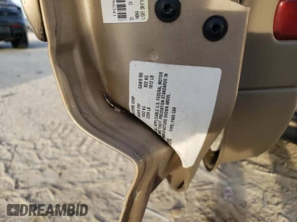 2001 Chevrolet Malibu with VIN 1G1ND52J416175310, listed as a Copart auction lot 43415805 with 153,183 mi miles and Salvage title. Bid and sale history available at DreamBid. Image 12.