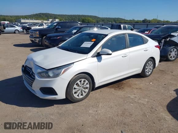 ✅ 2019 Hyundai Accent SE • VIN: 3KPC24A3XKE057694 • Lot: 43345836. Listed on IAAI with 86,293 mi. Free auction sales archive from the USA and detailed vehicle history report at DreamBid. Image 2.