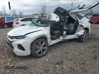 ✅ 2021 Chevrolet Blazer Premier • VIN: 3GNKBLRS2MS555868 • Lot: 53693655. Listed on Copart with Not provided miles. Access the free auction sales archive from the USA and view a detailed vehicle history report at DreamBid. Image 1.