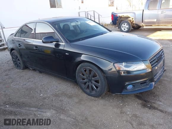 ✅ 2012 Audi A4 Premium • VIN: WAUBFAFL0CA117331 • Lot: 43816552. Listed on IAAI with 95,430 mi. Free auction sales archive from the USA and detailed vehicle history report at DreamBid. Image 1.
