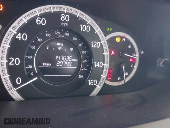 2014 Honda Accord LX with VIN 1HGCR2F32EA232649, listed as a IAAI auction lot 43115170 with 147,636 mi miles and . Bid and sale history available at DreamBid. Image 14.