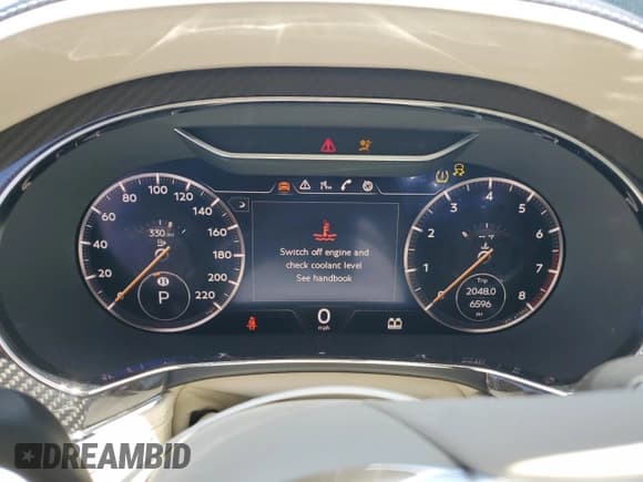 ✅ 2022 Bentley Continental GT GT V8 • VIN: SCBCG2ZG4NC094932 • Lot: 64056355. Listed on Copart with 6,596 mi. Free auction sales archive from the USA and detailed vehicle history report at DreamBid. Image 9.