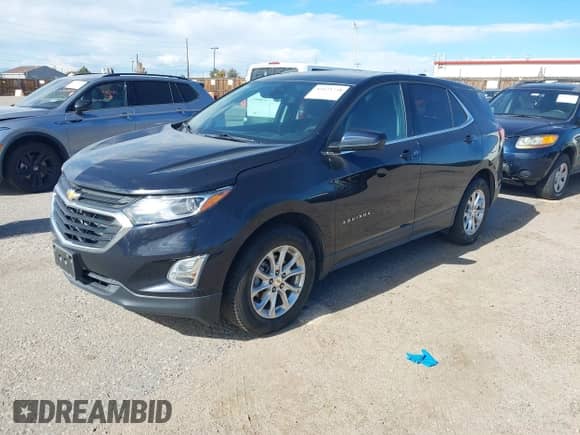 2020 Chevrolet Equinox LT with VIN 2GNAXUEV7L6278523, listed as a IAAI auction lot 43125738 with 48,807 mi miles and . Bid and sale history available at DreamBid. Image 2.