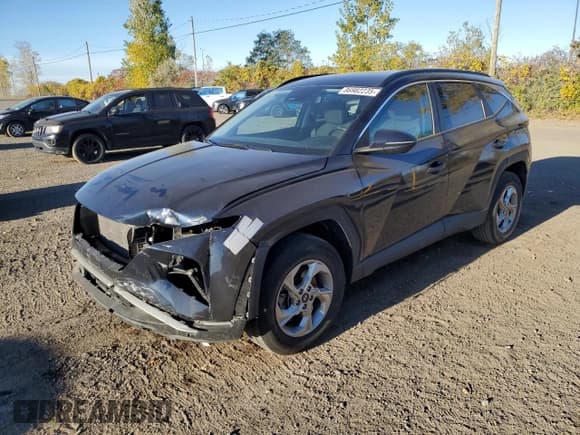 ✅ 2023 Hyundai Tucson SEL • VIN: KM8JBCAE8PU251275 • Lot: 86982235. Listed on Copart with 34,687 mi. Free auction sales archive from the USA and detailed vehicle history report at DreamBid. Image 1.