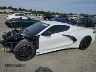 2023 Chevrolet Corvette 1LT z VIN 1G1YA2D4XP5103408, wystawiony jako Copart lot #53463905 z przebiegiem 29 077 mil mil oraz Szkoda całkowita • Salvage title. Historia ofert i sprzedaży dostępna na DreamBid. Obrazek 1.