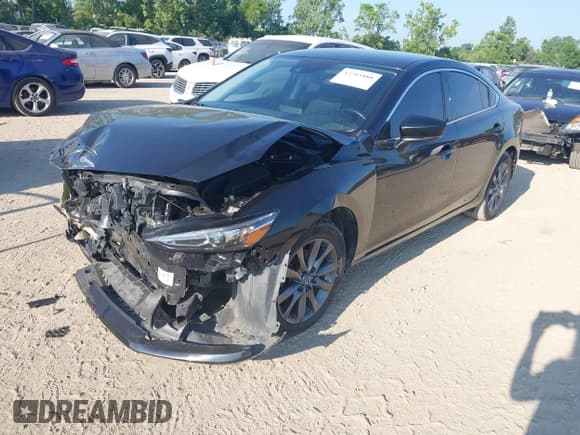 ✅ 2021 Mazda 6 Sport • VIN: JM1GL1UM6M1619078 • Lot: 42703888. Listed on IAAI with 55,800 mi. Free auction sales archive from the USA and detailed vehicle history report at DreamBid. Image 2.