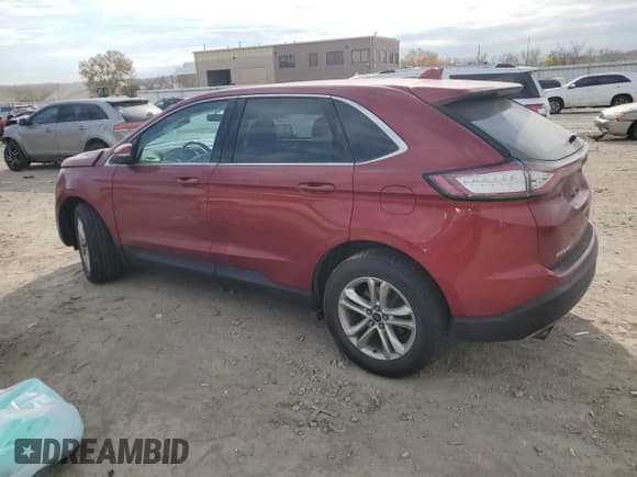 ✅ 2015 Ford Edge SEL • VIN: 2FMTK4J96FBC16627 • Lot: 91505225. Listed on Copart with 128,399 mi. Free auction sales archive from the USA and detailed vehicle history report at DreamBid. Image 2.