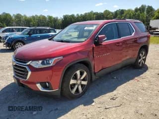 ✅ 2018 Chevrolet Traverse LT • VIN: 1GNEVHKW6JJ241166 • Lot: 70401115. Wystawiony na Copart z przebiegiem 131 460 mil. Bezpłatny archiwum sprzedaży aukcyjnych z USA i szczegółowy raport historii pojazdu na DreamBid. Zdjęcie 1.