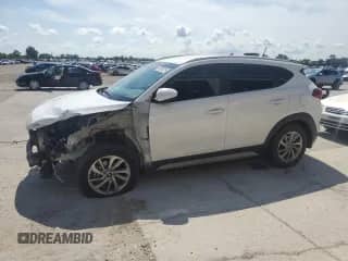 2017 Hyundai Tucson Sport with VIN KM8J33A2XHU456827, listed as a Copart auction lot 61825225 with 138,815 mi miles and Salvage title. Bid and sale history available at DreamBid. Image 1.