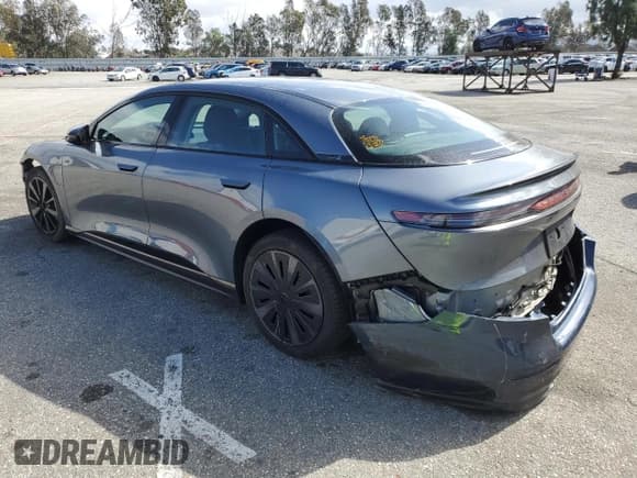 ✅ 2025 Lucid Air Pure • VIN: 50EA1PGA3SA006389 • Lot: 43736215. Wystawiony na Copart z przebiegiem 2 682 mil. Bezpłatny archiwum sprzedaży aukcyjnych z USA i szczegółowy raport historii pojazdu na DreamBid. Zdjęcie 2.