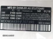 ✅ 2018 Mercedes-Benz C 300 • VIN: WDDWJ4KB9JF707390 • Lot: 41541150. Listed on IAAI with 92,045 mi. Free auction sales archive from the USA and detailed vehicle history report at DreamBid. Image 9.