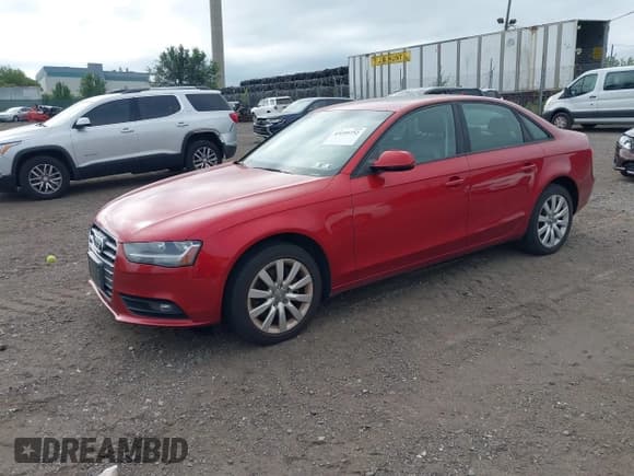 ✅ 2013 Audi A4 Premium • VIN: WAUBFAFL2DN021243 • Lot: 43249752. Listed on IAAI with 218,671 mi. Free auction sales archive from the USA and detailed vehicle history report at DreamBid. Image 2.