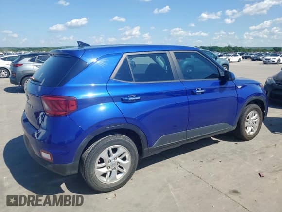 ✅ 2022 Hyundai Venue SE • VIN: KMHRB8A35NU147595 • Lot: 54172605. Listed on Copart with 51,199 mi. Free auction sales archive from the USA and detailed vehicle history report at DreamBid. Image 3.