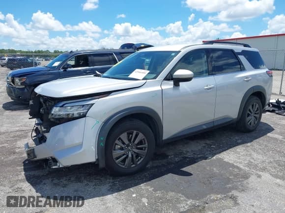 ✅ 2022 Nissan Pathfinder SV • VIN: 5N1DR3BA1NC213507 • Lot: 42966400. Listed on IAAI with 76,252 mi. Free auction sales archive from the USA and detailed vehicle history report at DreamBid. Image 2.
