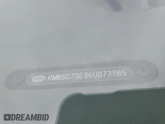 ✅ 2006 Hyundai Santa Fe GLS • VIN: KM8SC73E36U077765 • Лот: 69036785. Опубликован ранее на Copart с пробегом 80 120 миль. Бесплатный доступ к архиву аукционных продаж из США и подробный отчёт об истории автомобиля на DreamBid. Изображение 13.