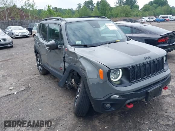 ✅ 2021 Jeep Renegade Trailhawk • VIN: ZACNJDC12MPM56979 • Lot: 42438891. Listed on IAAI with 66,926 mi. Free auction sales archive from the USA and detailed vehicle history report at DreamBid. Image 1.