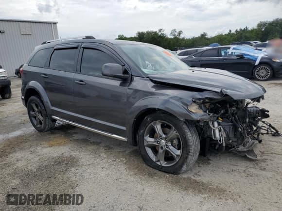 ✅ 2015 Dodge Journey Crossroad • VIN: 3C4PDCGG3FT597700 • Lot: 71051635. Listed on Copart with Not provided. Free auction sales archive from the USA and detailed vehicle history report at DreamBid. Image 4.
