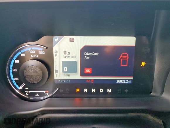 ✅ 2023 Ford Bronco Outer Banks • VIN: 1FMDE5BH1PLB05489 • Lot: 71205725. Listed on Copart with 26,822 mi. Free auction sales archive from the USA and detailed vehicle history report at DreamBid. Image 9.