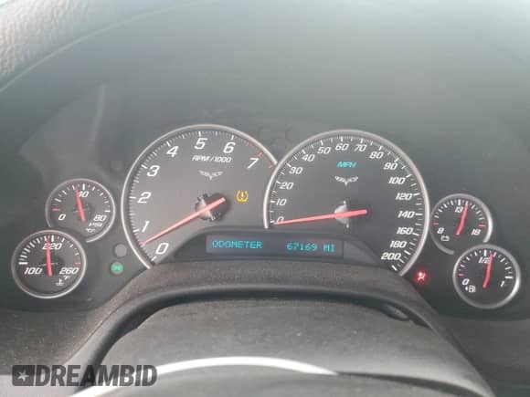 2007 Chevrolet Corvette with VIN 1G1YY25U975139441, listed as a Copart auction lot 82286815 with 67,169 mi miles and Salvage title. Bid and sale history available at DreamBid. Image 9.