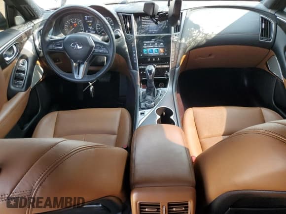 ✅ 2021 Infiniti Q50 Sensory • VIN: JN1EV7CP2MM706574 • Lot: 65067645. Wystawiony na Copart z przebiegiem 35 387 mil. Bezpłatny archiwum sprzedaży aukcyjnych z USA i szczegółowy raport historii pojazdu na DreamBid. Zdjęcie 8.