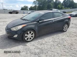 2013 Hyundai Elantra Limited with VIN 5NPDH4AE1DH404879, listed as a Copart auction lot 82327465 with 132,774 mi miles and Salvage title. Bid and sale history available at DreamBid. Image 1.