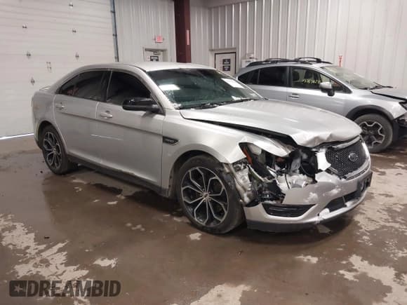 ✅ 2016 Ford Taurus SHO • VIN: 1FAHP2KT1GG111195 • Lot: 43757639. Listed on IAAI with 152,670 mi. Free auction sales archive from the USA and detailed vehicle history report at DreamBid. Image 1.