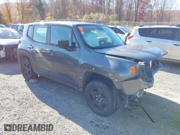 ✅ 2017 Jeep Renegade Sport • VIN: ZACCJBAB9HPF98049 • Lot: 43645437. Wystawiony na IAAI z przebiegiem 218 303 mil. Bezpłatny archiwum sprzedaży aukcyjnych z USA i szczegółowy raport historii pojazdu na DreamBid. Zdjęcie 1.