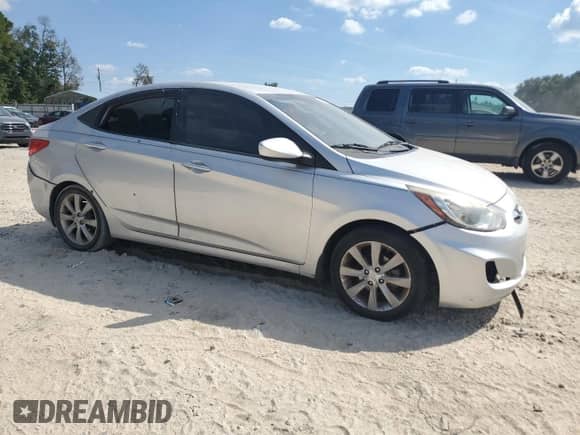 2012 Hyundai Accent GLS с VIN KMHCU4AE2CU159601, выставлен на аукционе Copart как лот 80468885 с пробегом Не указан миль и Списание • Salvage title. История ставок и продаж доступна на DreamBid. Изображение 4.