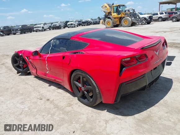 ✅ 2015 Chevrolet Corvette 1LT • VIN: 1G1YA2D76F5122773 • Lot: 42688264. Listed on IAAI with 159,405 mi. Free auction sales archive from the USA and detailed vehicle history report at DreamBid. Image 3.