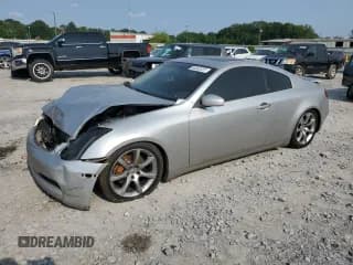 ✅ 2004 Infiniti G35 w/Leather • VIN: JNKCV54EX4M805793 • Lot: 58595535. Listed on Copart with 189,123 mi. Free auction sales archive from the USA and detailed vehicle history report at DreamBid. Image 1.