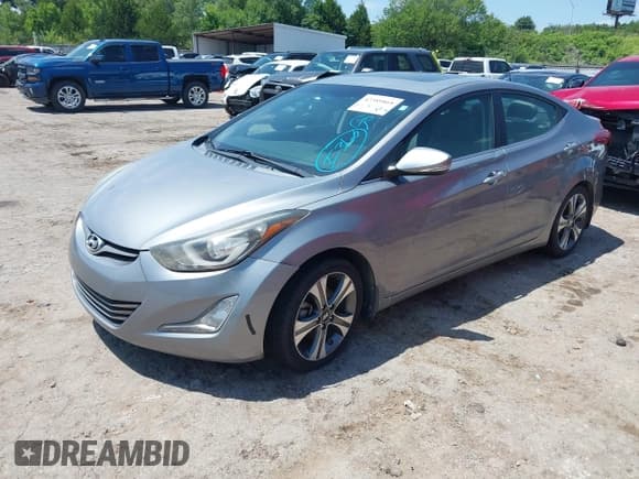 ✅ 2015 Hyundai Elantra Sport • VIN: KMHDH4AH9FU284196 • Lot: 42589868. Listed on IAAI with 86,870 mi. Free auction sales archive from the USA and detailed vehicle history report at DreamBid. Image 2.