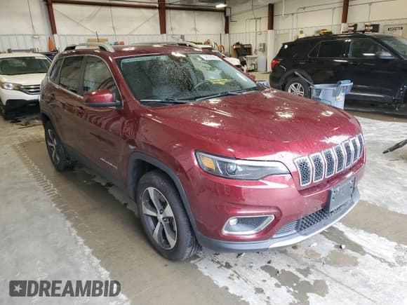 ✅ 2019 Jeep Cherokee Limited • VIN: 1C4PJMDN6KD291821 • Lot: 58326865. Listed on Copart with 66,465 mi. Free auction sales archive from the USA and detailed vehicle history report at DreamBid. Image 4.