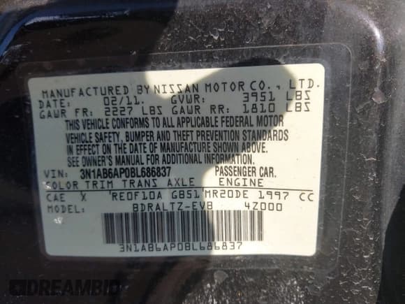 ✅ 2011 Nissan Sentra S • VIN: 3N1AB6AP0BL686837 • Lot: 42754478. Wystawiony na IAAI z przebiegiem 87 990 mil. Bezpłatny archiwum sprzedaży aukcyjnych z USA i szczegółowy raport historii pojazdu na DreamBid. Zdjęcie 9.