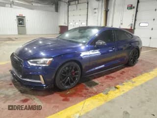 ✅ 2019 Audi S5 Sportback Premium Plus • VIN: WAUB4CF5XKA080337 • Lot: 83971915. Listed on Copart with 49,225 mi. Free auction sales archive from the USA and detailed vehicle history report at DreamBid. Image 1.