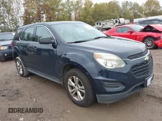 ✅ 2017 Chevrolet Equinox LS • VIN: 2GNFLEEK8H6103671 • Лот: 43569198. Опубликован ранее на IAAI с пробегом 166 554 миль. Бесплатный доступ к архиву аукционных продаж из США и подробный отчёт об истории автомобиля на DreamBid. Изображение 1.