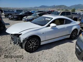 ✅ 2016 Lexus RC 350 F Sport • VIN: JTHSE5BC9G5005921 • Lot: 58990515. Wystawiony na Copart z przebiegiem 50 017 mil. Bezpłatny archiwum sprzedaży aukcyjnych z USA i szczegółowy raport historii pojazdu na DreamBid. Zdjęcie 1.