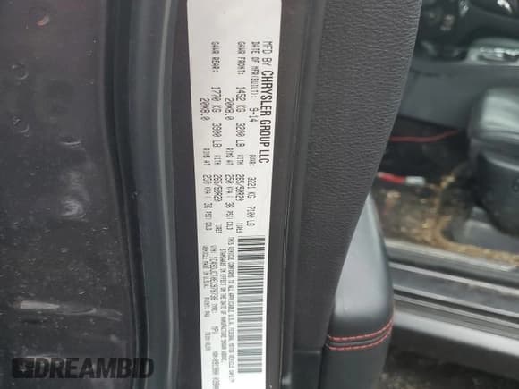 ✅ 2014 Dodge Durango R/T • VIN: 1C4SDJCT0EC978738 • Lot: 82023725. Listed on Copart with Not provided. Free auction sales archive from the USA and detailed vehicle history report at DreamBid. Image 12.