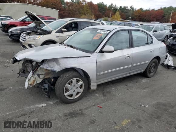 2004 Hyundai Elantra GLS z VIN KMHDN46D34U885437, wystawiony jako Copart lot #78289994 z przebiegiem 140 182 mil mil oraz Szkoda całkowita • Salvage title. Historia ofert i sprzedaży dostępna na DreamBid. Obrazek 1.