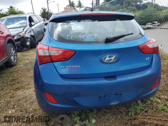 2016 Hyundai Elantra GL with VIN KMHD25LH7GU308565, listed as a Copart auction lot 60128634 with Not provided miles and Salvage title. Bid and sale history available at DreamBid. Image 6.
