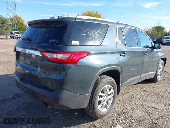 ✅ 2018 Chevrolet Traverse LT Cloth • VIN: 1GNEVGKW9JJ226820 • Lot: 43420297. Wystawiony na IAAI z przebiegiem 104 693 mil. Bezpłatny archiwum sprzedaży aukcyjnych z USA i szczegółowy raport historii pojazdu na DreamBid. Zdjęcie 4.