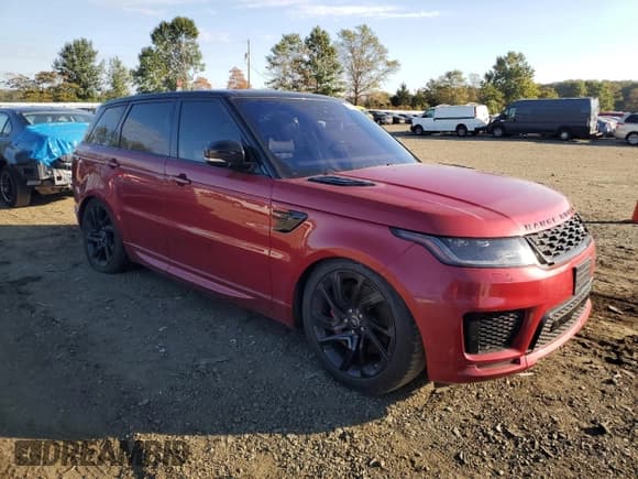 ✅ 2018 Land Rover Range Rover Sport HSE Dynamic • VIN: SALWV2SV8JA810934 • Lot: 74897114. Listed on Copart with 58,744 mi. Free auction sales archive from the USA and detailed vehicle history report at DreamBid. Image 4.