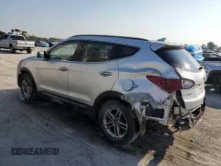 2017 Hyundai Santa Fe 2.4L z VIN 5XYZUDLB0HG407547, wystawiony jako Copart lot #80757665 z przebiegiem 151 075 mil mil oraz Czysty tytuł • Clean title. Historia ofert i sprzedaży dostępna na DreamBid. Obrazek 2.