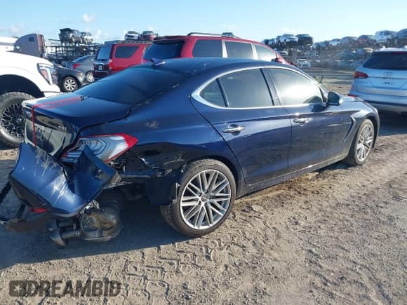 ✅ 2020 Genesis G70 2.0T • VIN: KMTG64LA1LU062420 • Лот: 42260170. Опубликован ранее на IAAI с пробегом 68 450 миль. Бесплатный доступ к архиву аукционных продаж из США и подробный отчёт об истории автомобиля на DreamBid. Изображение 4.