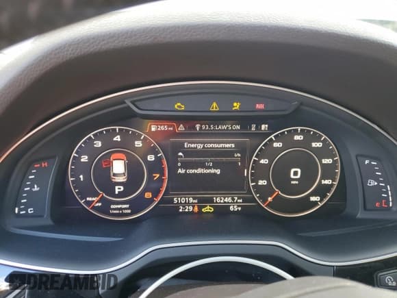 ✅ 2019 Audi Q7 Premium Plus • VIN: WA1LAAF74KD012727 • Лот: 91187385. Опубликован ранее на Copart с пробегом 51 019 миль. Бесплатный доступ к архиву аукционных продаж из США и подробный отчёт об истории автомобиля на DreamBid. Изображение 9.