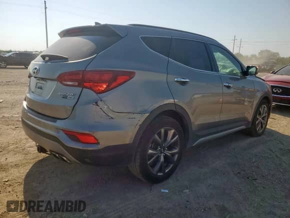 2017 Hyundai Santa Fe Ultimate with VIN 5XYZWDLA8HG440586, listed as a Copart auction lot 71643065 with 92,351 mi miles and Salvage title. Bid and sale history available at DreamBid. Image 3.