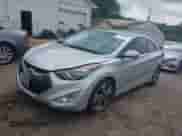 2013 Hyundai Elantra GS with VIN KMHDH6AE9DU002802, listed as a IAAI auction lot 42433199 with 145,643 mi miles and . Bid and sale history available at DreamBid. Image 2.