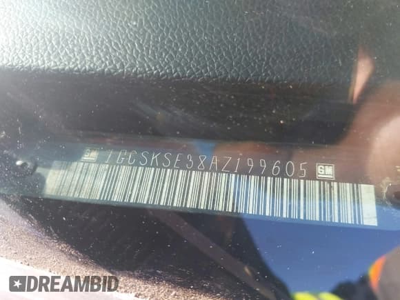 ✅ 2010 Chevrolet Silverado 1500 LT • VIN: 1GCSKSE38AZ199605 • Lot: 43666709. Listed on IAAI with 239,267 mi. Free auction sales archive from the USA and detailed vehicle history report at DreamBid. Image 9.